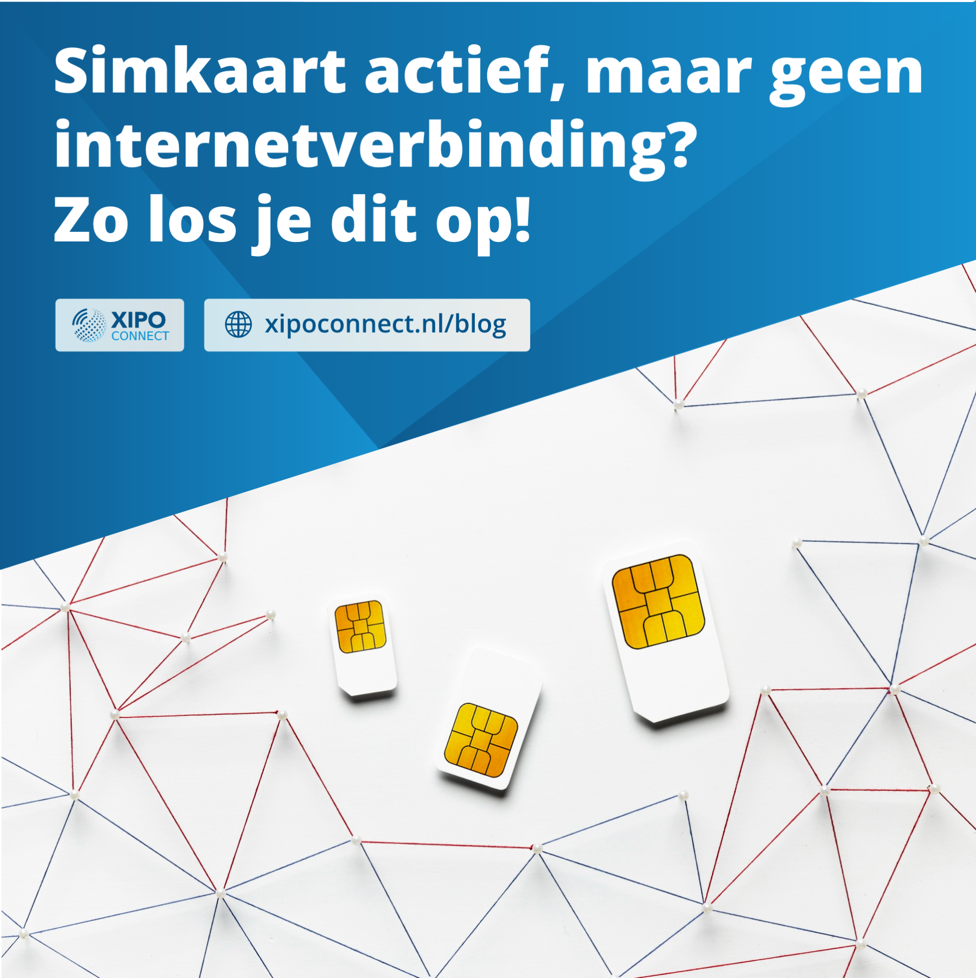 Simkaart actief, maar geen internetverbinding? Zo los je dit op!
