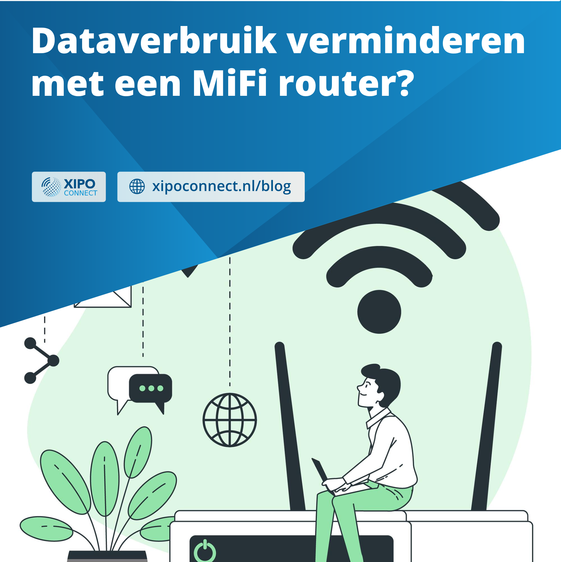 Dataverbruik verminderen met een MiFi router?
