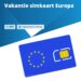XIPO CONNECT Vakantie simkaart Europa