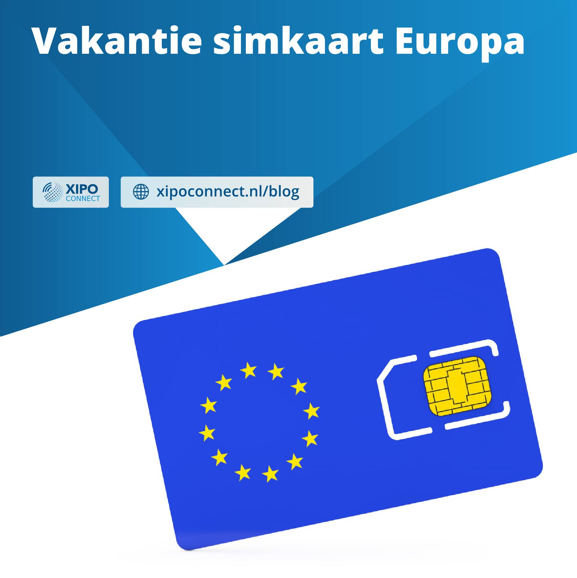 Vakantie simkaart Europa