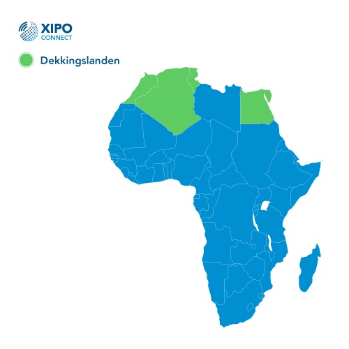 eSIM Dekkingskaart Noord-Afrika